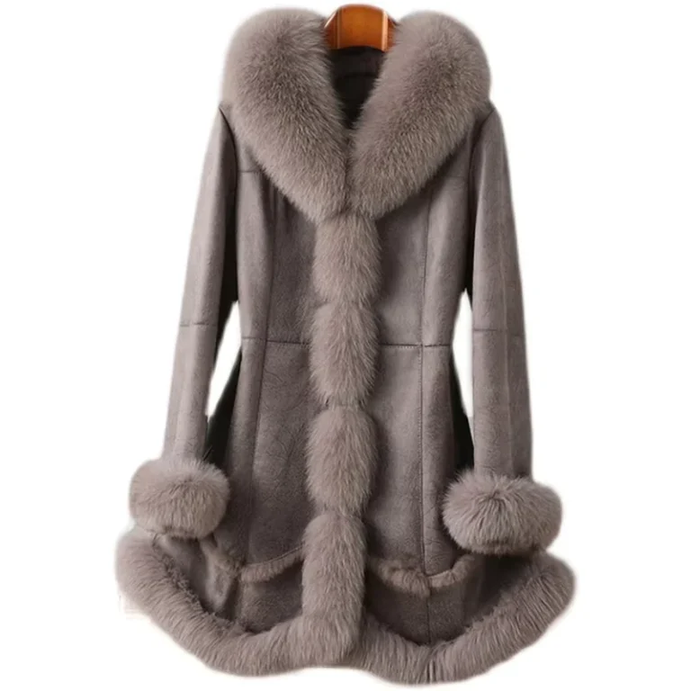 CHINEE-PUDI-Women-Winter-Fur-Coat-Lady-Fox-Collar-Rabbit-Lining-Leisure-Long-Jacket-Trench-CT188