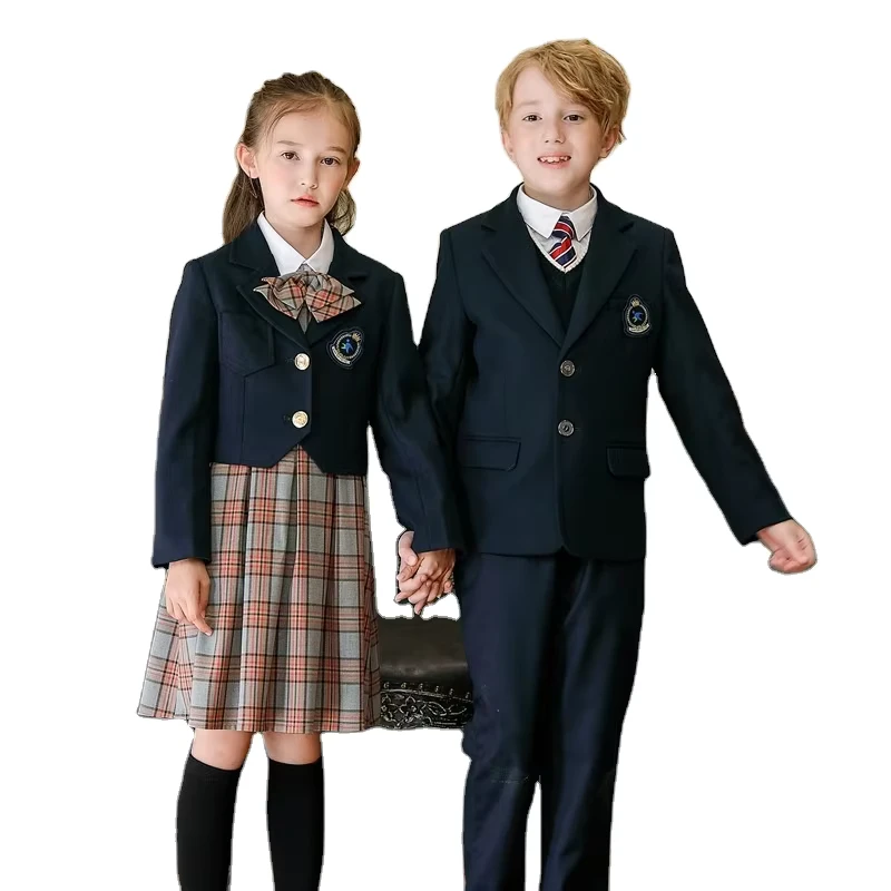 CHINEE-Performance-School-Uniforms-Suit-Pinafore-Dress-Children-British-School-Uniform-1