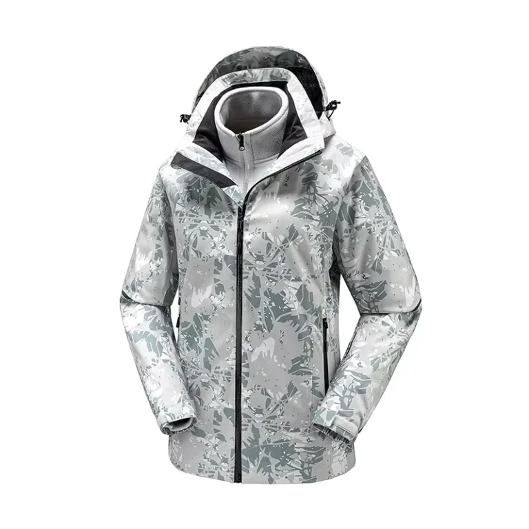 CHINEE-Plus-Size-Mens-Softshell-Zip-up-Sports-Outdoor-Fleece-Jacket-Windbreaker-for-Winter-Sports-Snowboarding