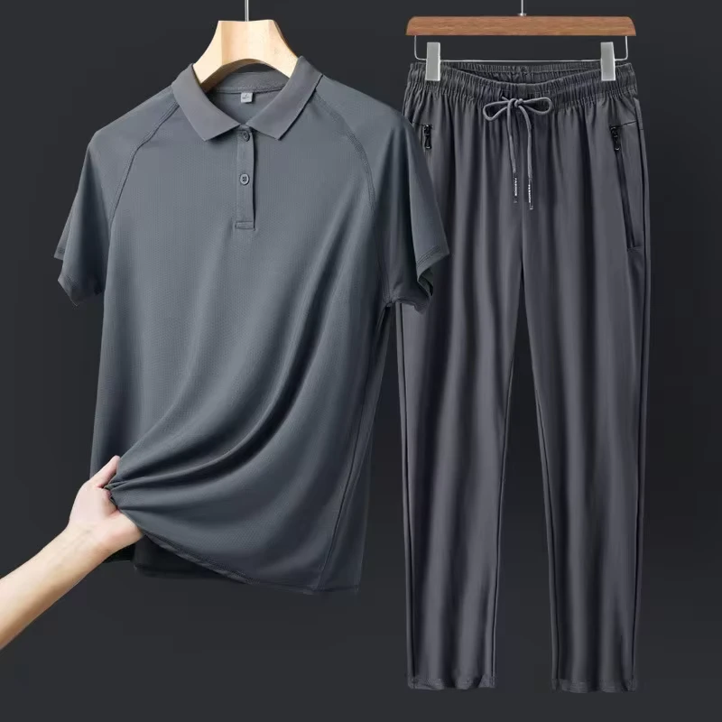 CHINEE-Polo-Set-Mens-Casual-Sports-Suit-Jogger-Tracksuit-Custom-Logo-Plus-Size-Mens-Workout-Fit-Two-Piece-T-Shirt-Sets-Men