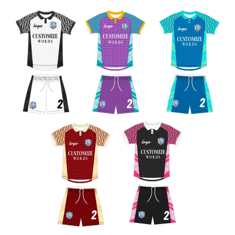 CHINEE-Polo-Shirt-Football-Uniform-Set-Multi-Color-Chevron-Wave-OEM-Custom-Sportswear-for-Teams-Casual-Wear-Quick-Dry-Sportswear-1