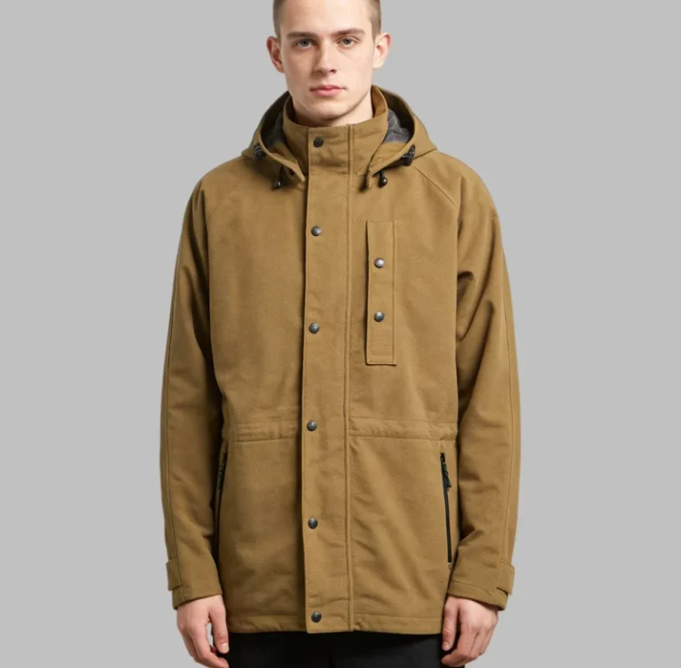 CHINEE-Polyester-3-Layer-Waterproof-Breathable-Outdoor-Hiking-Jacket-Hooded-Unisex-Country-Wear-Jacket-Agricultural-Farming-Jacket