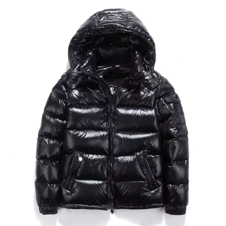 CHINEE-Polyester-Cotton-Mens-Face-Trend-Hooded-Short-Thick-Winter-Bomber-Shiny-Puffer-Mens-Jacket