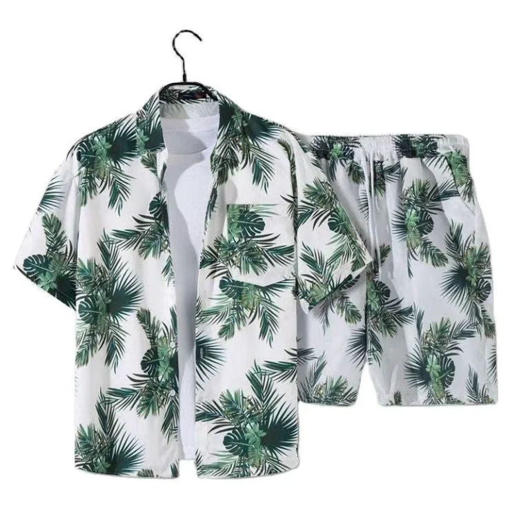 CHINEE-Premium-Quality-Printed-Short-Sleeves-Breathable-Quick-Dry-Summer-T-Shirt-and-Short-Set-1