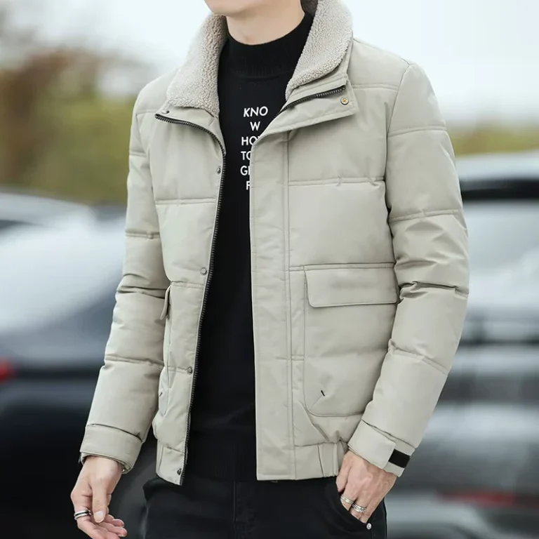 CHINEE-Premium-Supply-Light-Custom-Men-Winter-Zipper-Stand-Collar-Casual-Urban-Outerwear-Down-Jacket-Thick-Streamline-Knitted