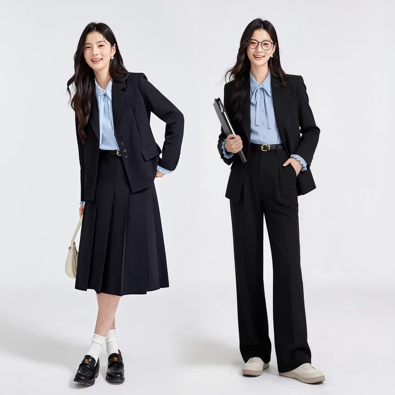 CHINEE-Preppy-Style-Anti-Wrinkle-Velour-Womens-Suit-Set-for-Office-Commuting-Interview-Formal-Wear-College-Students-Work-1