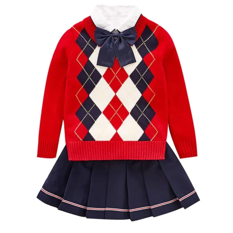 CHINEE-Primary-School-Uniforms-Spring-and-Autumn-British-College-Suits-Student-Uniform-1