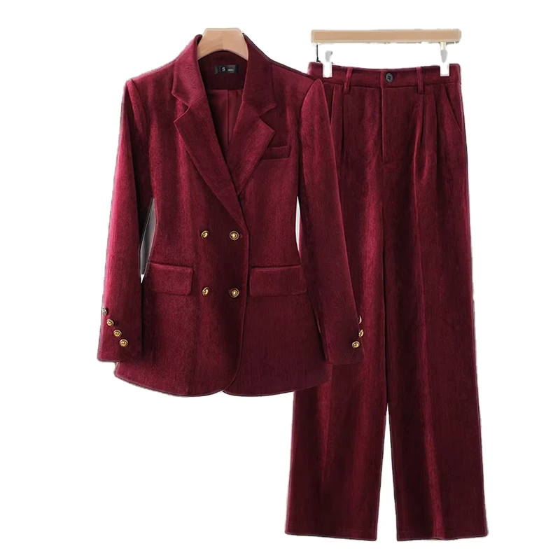 CHINEE-Professional-Factory-Customization-Womens-2-Piece-Suit-Set-for-Summer-Spring-Autumn-Winter-One-Stop-Production