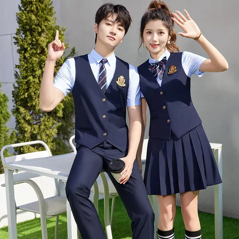 CHINEE-Professional-Unisex-Preppy-Style-Vest-Suit-Dress-School-Uniforms-for-Female-Teachers-Preschool-Kindergarten-Work-Clothes-School