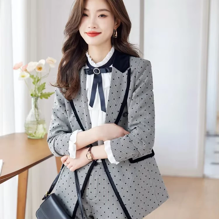 CHINEE-S-4XL-Spring-and-Autumn-Fashion-Set-Suit-Jacket-and-Pants-Leisure-Commuting-Set