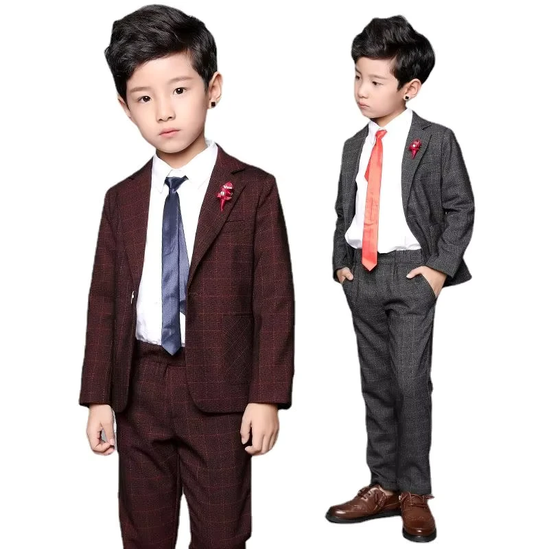 CHINEE-School-Boys-Formal-Suit-for-Weddings-Prom-Party-Flower-Boys-Birthday-Tuxedo-Dress-BlazerPants-2Pcs-Children-Performance-Costume