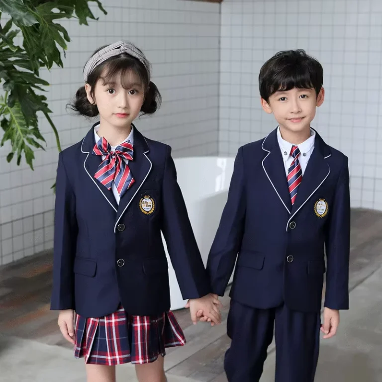 CHINEE-School-Uniform-Boys-Suit-Jacket-and-Skirts-Set-4-Pc-Set-for-3-14-Year-Children-Clothing-Set-1