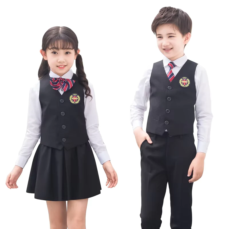CHINEE-School-Uniform-Design-for-Girls-Formal-Dress-for-Kids-Beautiful-School-Uniform