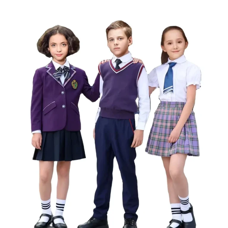 CHINEE-School-Uniform-for-Primary-Secondary-School-Custom-Cotton-fabric-Custom-Design-Formal-School-Uniforms-for-Kids