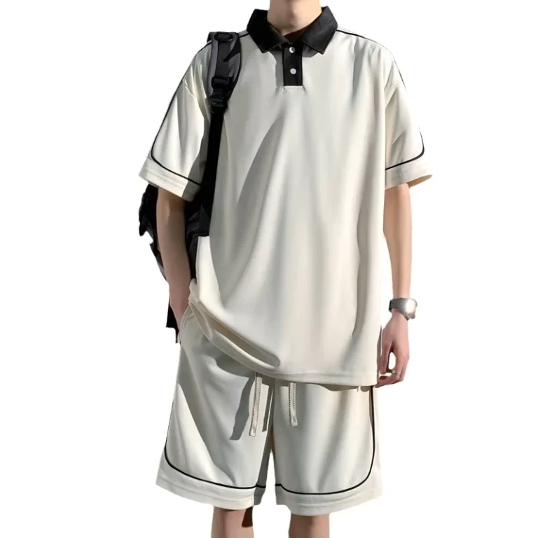 CHINEE-Sports-Set-MenS-Summer-Thin-Style-New-Summer-Polo-Shirt-Short-Sleeved-Shorts-MenS-Clothing