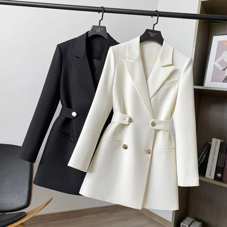 CHINEE-Spring-Autumn-New-Suit-Color-Breasted-Fashion-Suits-Coat-Business-Casual-Black