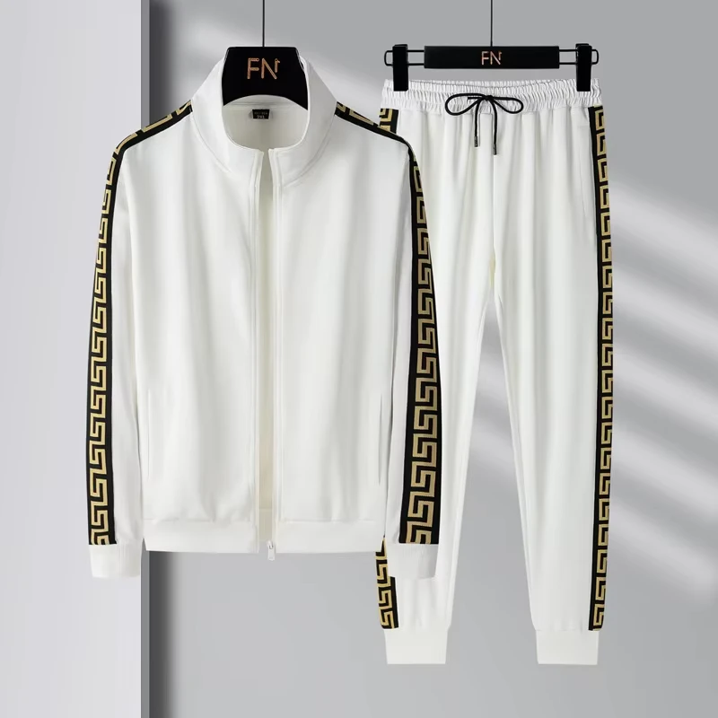 CHINEE-Spring-Autumn-New-Vintage-Solid-Breathable-2-in-1-Design-Fleece-100-Polyester-Cardigan-Suit-Fashion-Casual-Trendy-Mens-Womens-1
