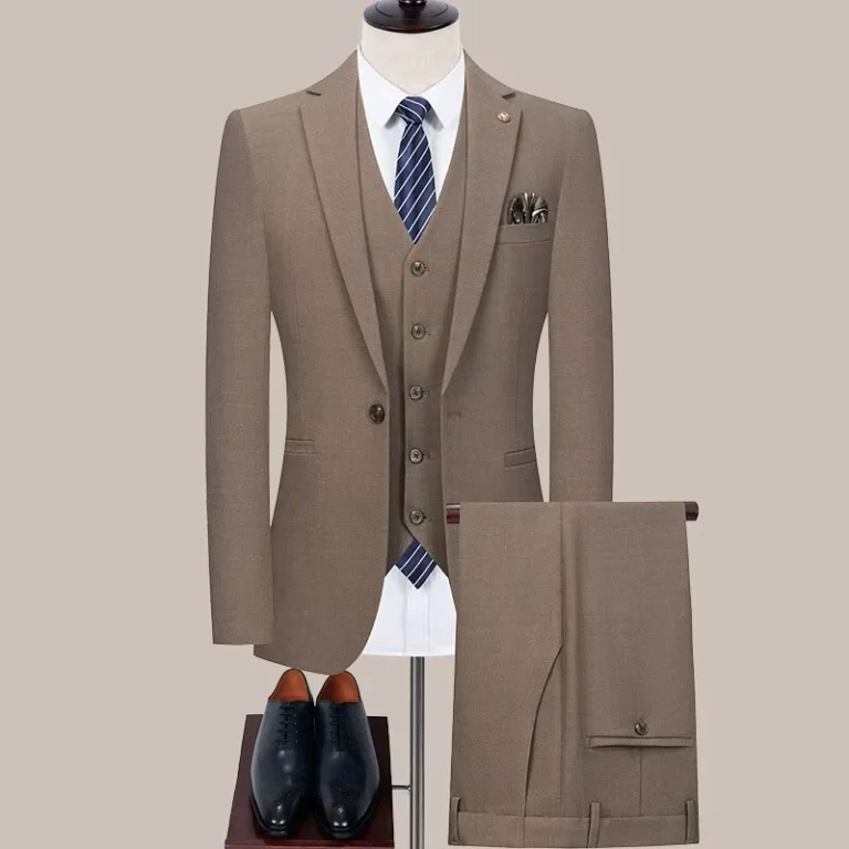 CHINEE-Spring-Autumn-Plus-Size-Mens-3-Piece-Breathable-Suits-Fashion-Casual-Lattice-Pocket-Blazer-Coat-Jacket