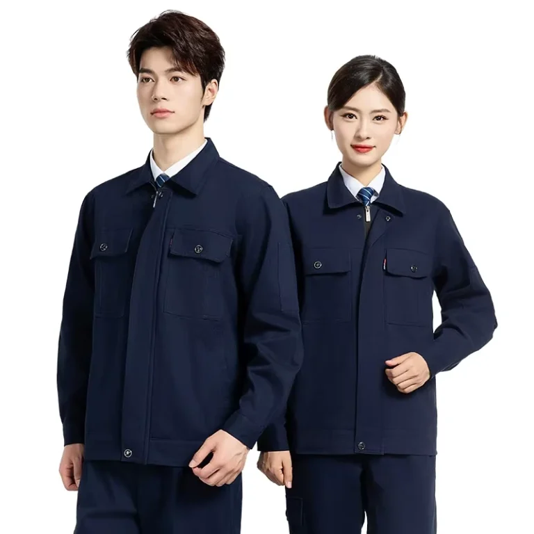 CHINEE-Spring-Autumn-Pure-Cotton-Mens-Workwear-Suit-Customized-Wear-Resistant-Labor-Protection-Clothing-Top-Factory-Clothes