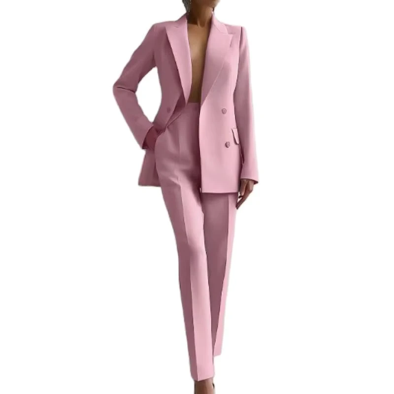 CHINEE-Spring-Autumn-Womens-Suit-Set-Professional-Leisure-Wear