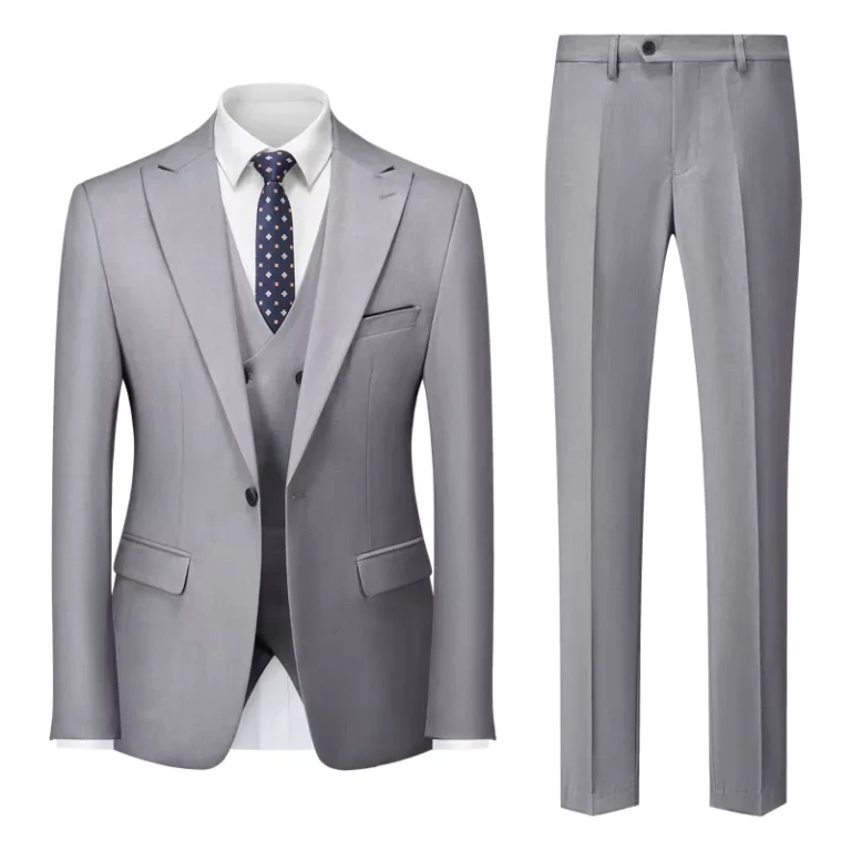 CHINEE-Spring-Fall-Mens-Slim-Suit-Business-Suit-Wedding-Groomsman-Clothing-Set