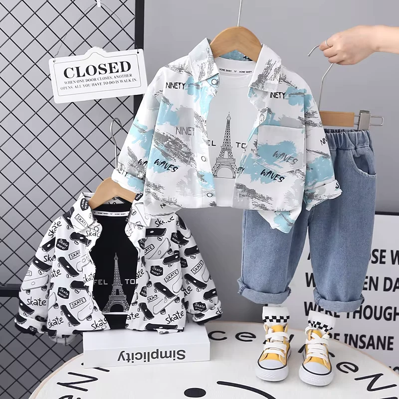 CHINEE-Spring-New-Boys-Casual-Suit-Fashionable-Baby-Shirt-Three-Piece-Set-Trendy-Clothing-for-Baby-Infants-for-Spring-Autumn-1