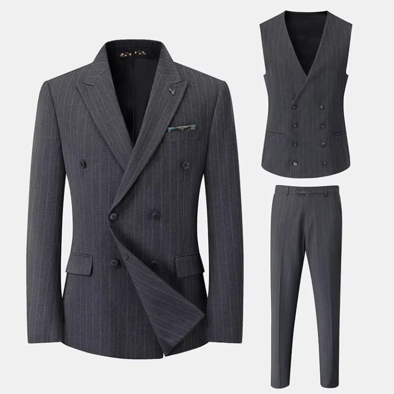 CHINEE-Spring-and-Autumn-Mens-Business-Three-piece-Suit-Set