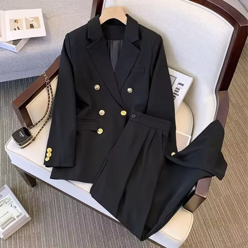 CHINEE-Spring-and-Autumn-New-Womens-Straight-Pants-Casual-Loose-Fashion-Temperament-Slim-Suit