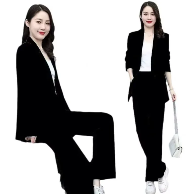 CHINEE-Spring-and-Autumn-Suit-Long-Sleeve-Jacket-Wide-Leg-Trousers-Two-Piece-Set