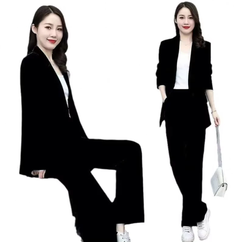 CHINEE-Spring-and-Autumn-Suit-Long-Sleeve-Jacket-Wide-Leg-Trousers-Two-Piece-Set