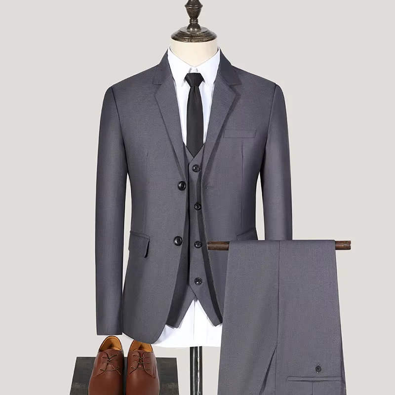 CHINEE-Spring-and-Autumn-Youth-Slim-Fit-Suit-Three-Piece-Full-Set-Dress