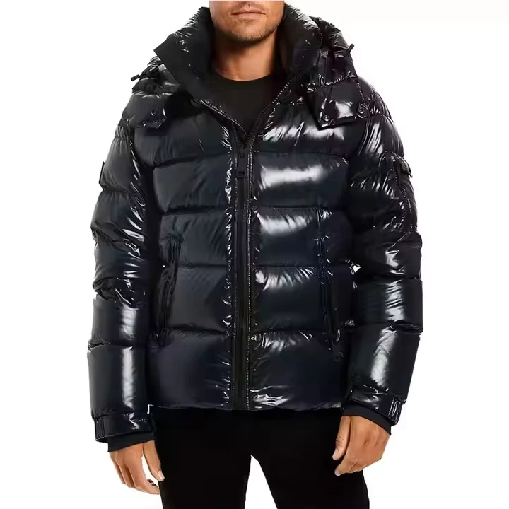 CHINEE-Streetwear-Fashion-Mens-Padded-Winter-Jackets-Warm-Waterproof-Down-Jacket-Puffer-Shinny-Bubble-Jackets-Coats-Mens-Coats