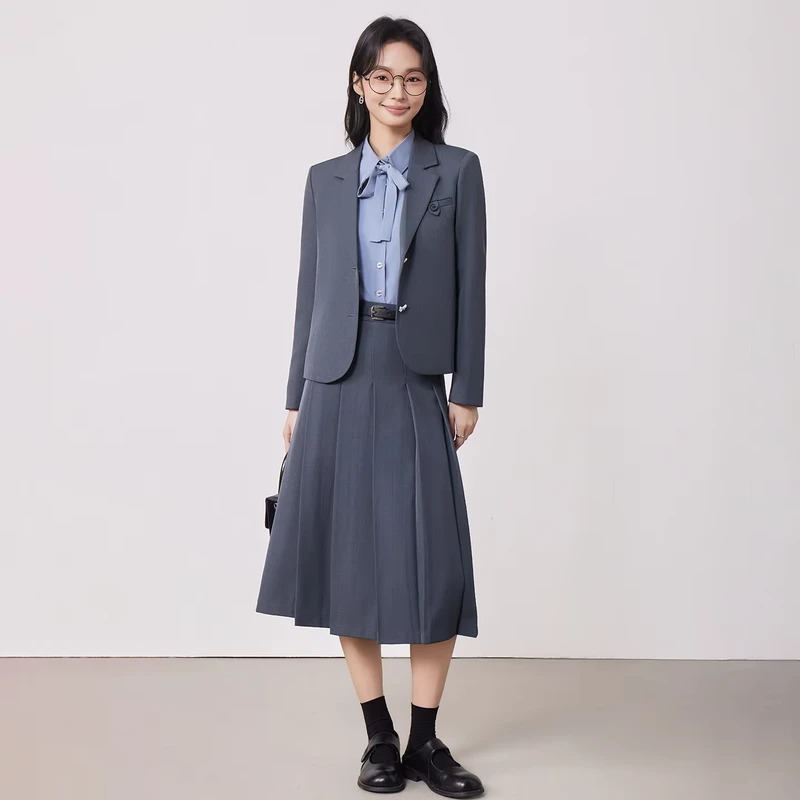 CHINEE-Suit-Jacket-Female-Short-College-Style-Campus-Debate-Professional-Formal-Dress-Interview-Suit-Jacket