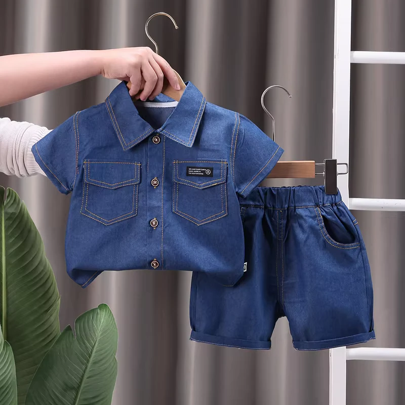 CHINEE-Summer-2pcs-Casual-Clothing-Set-for-Boys-Cotton-Polo-T-Shirt-and-Shorts-Boy-Clothes-Sets-1-2-3-4-5Years-1