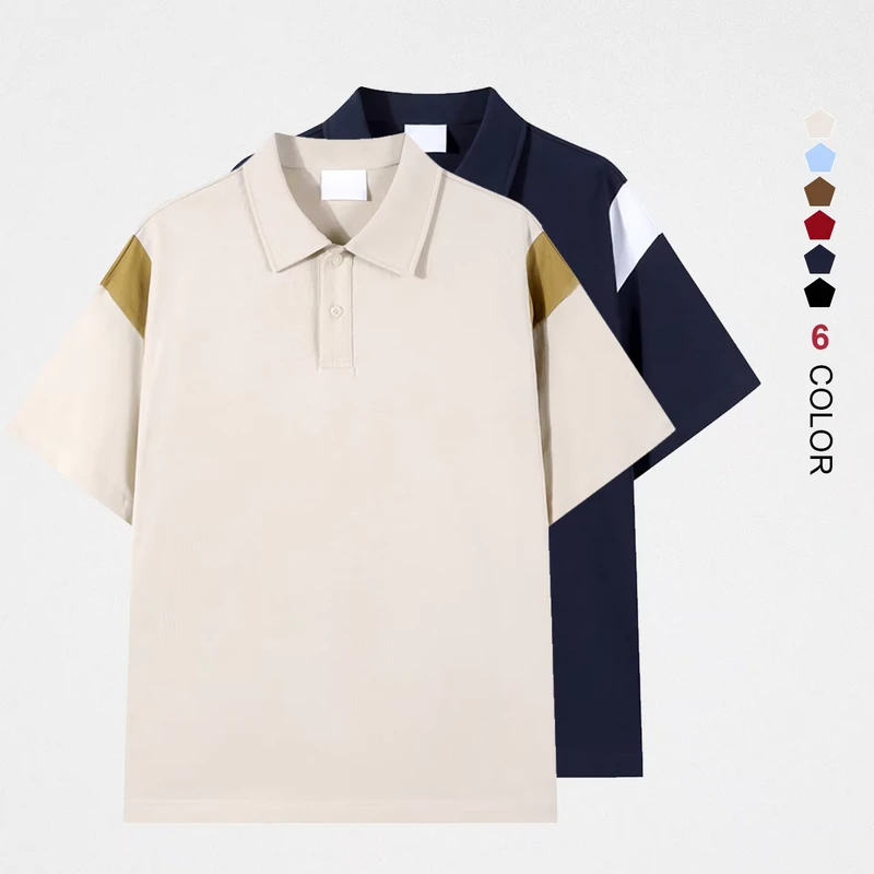 CHINEE-Summer-Breathable-Mens-Shirts-Solid-Color-Short-Sleeve-Shirt-Casual-Round-Neck-Polo-Shirt