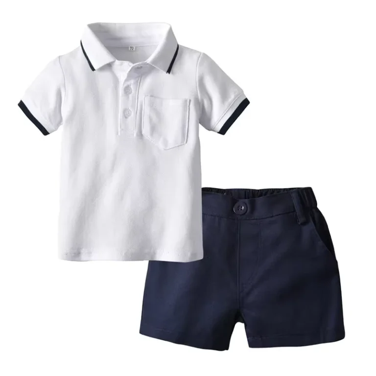 CHINEE-Summer-Fashion-New-Release-Casual-Clothing-Sets-for-Boys-2pcs-Polo-Outfit-for-Children-Baby-Summer-School-Clothes