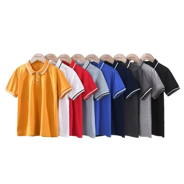 CHINEE-Summer-Korean-Style-Boys-Short-Sleeve-Turn-Down-Collar-Solid-Color-Polo-Shirt-Cotton-Tops-Aged-for-5-16years-1