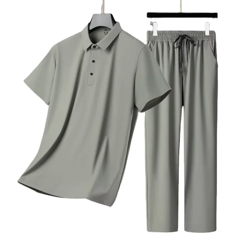 CHINEE-Summer-Mens-Casual-Breathable-Print-Two-Piece-Polo-Shirt-and-Pants-Set