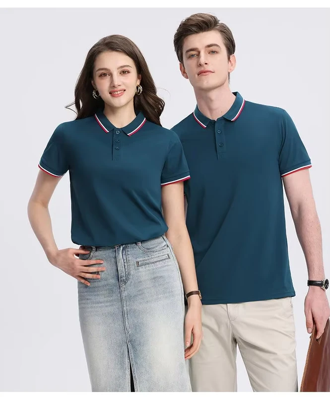 CHINEE-Summer-New-Polo-Shirt-Mens-Womens-Short-Sleeve-Lapel-Match-Color-POLO-Wear