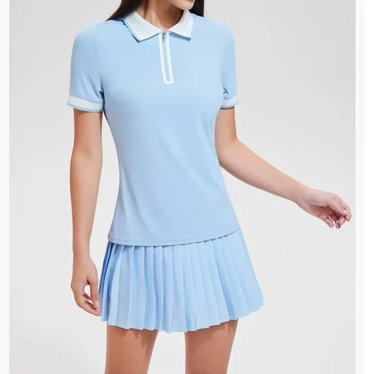 CHINEE-Summer-Womens-Sportswear-Sets-Polo-Shirts-Pleated-Skirts-Tennis-Sets-Jogging-Sets