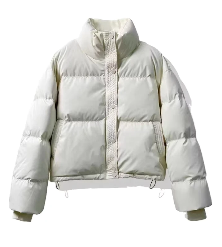 CHINEE-Thick-PU-Womens-Cotton-Short-Rabbit-Fur-Zipper-Hooded-Warm-Winter-Jacket