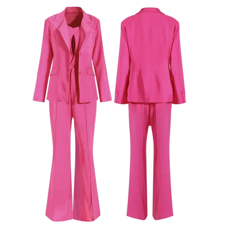 CHINEE-Three-piece-Suit-Spring-and-Autumn-Womens-Sexy-Flared-Pants