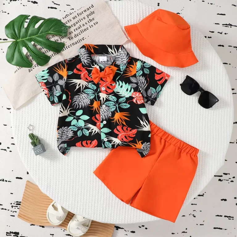 CHINEE-Toddler-Boys-Clothing-Sets-Luxury-Summer-Casual-Short-sleeved-Polo-T-shirt-Shorts-0-5Years-Baby-Boys-Clothing-Print-Logo