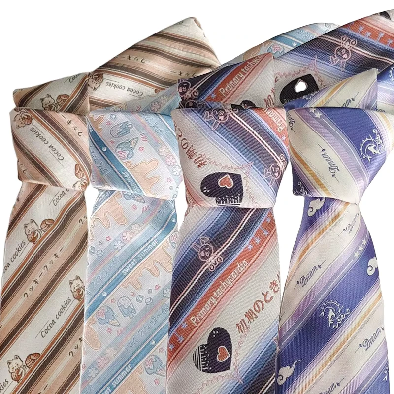 CHINEE-Top-Seller-Products-Multi-color-Optional-Mens-100-Polyester-Necktie-Low-MOQ-Cute-Striped-Patterns-for-Fashion-Men-1
