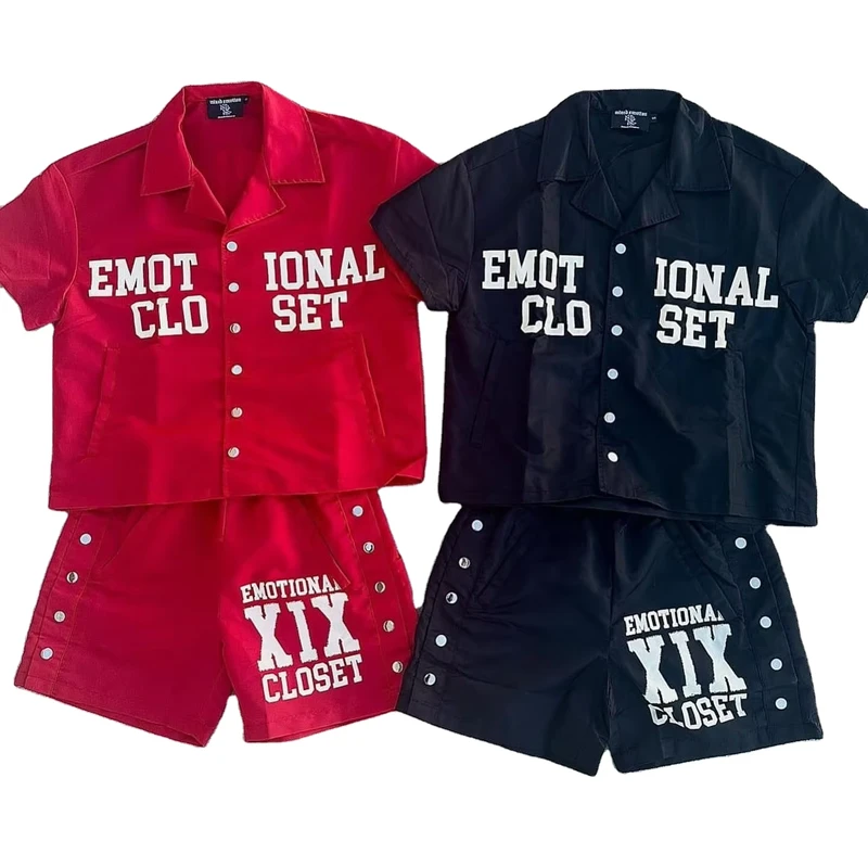 CHINEE-Tracksuits-Custom-Logo-Plus-Size-Men-Printed-Polo-Shirt-Set-Lapel-Short-Sleeve-Pullover-Casual-MenS-2-Piece-Set