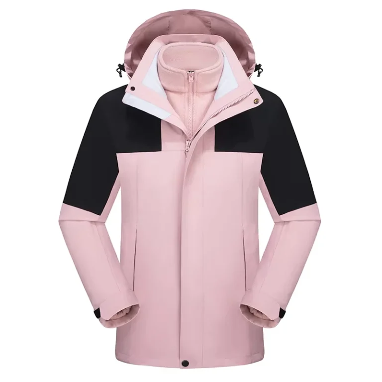 CHINEE-Unisex-3-in-1-Softshell-Jacket-Plus-Size-Waterproof-Windproof-Full-Zipper-Coat-Outdoor-Hiking-Sports-Outerwear