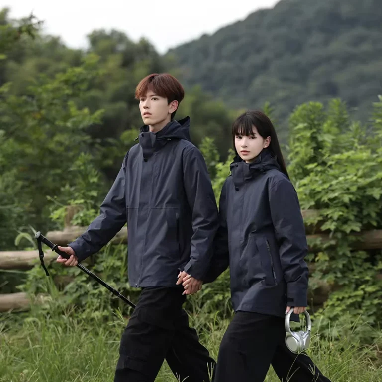 CHINEE-Unisex-3-in-1-Waterproof-Windproof-Solid-Soft-Thickened-Jacket-Detachable-2-Piece-Set-Autumn-Winter-Outdoor-Hiking-Custom