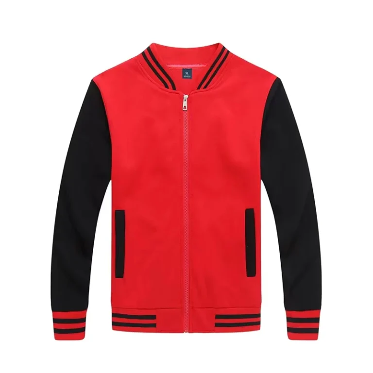 CHINEE-Unisex-Baseball-Uniform-Jacket-Woolen-Polyester-Eco-Friendly-300gsm-Stand-Collar-Embroidered-Front-Logo-Zipper-Casual-Autumn-1