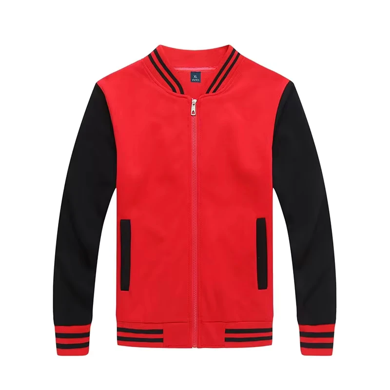 CHINEE-Unisex-Baseball-Uniform-Jacket-Woolen-Polyester-Eco-Friendly-300gsm-Stand-Collar-Embroidered-Front-Logo-Zipper-Casual-Autumn-1