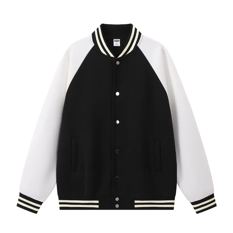 CHINEE-Unisex-Baseball-Uniform-Jersey-Long-Sleeve-Jacket-Casual-Matching-Color-Fleece-Spandex-Polyester-Anti-Pilling-Custom-ODM